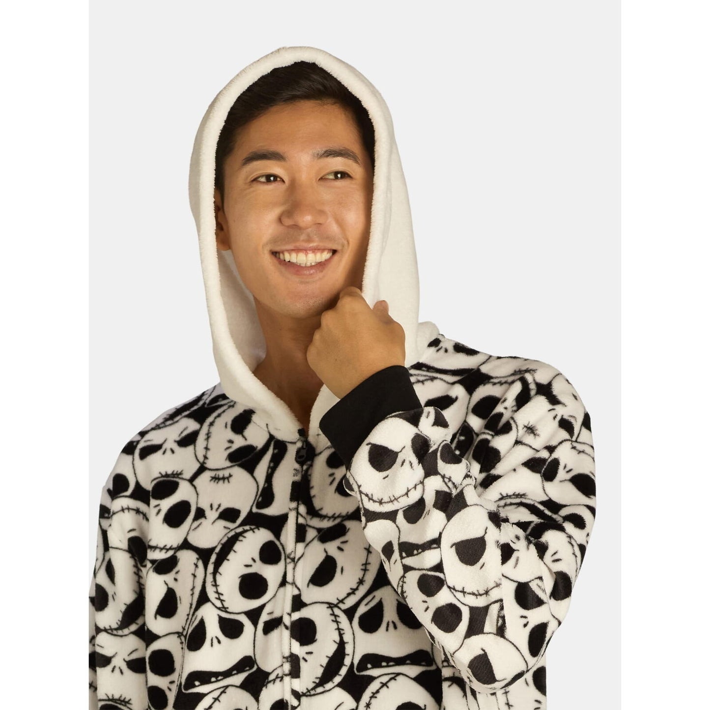 Disney Mens Pajama Nightmare Before Christmas Jack Skellington Superminky Size S