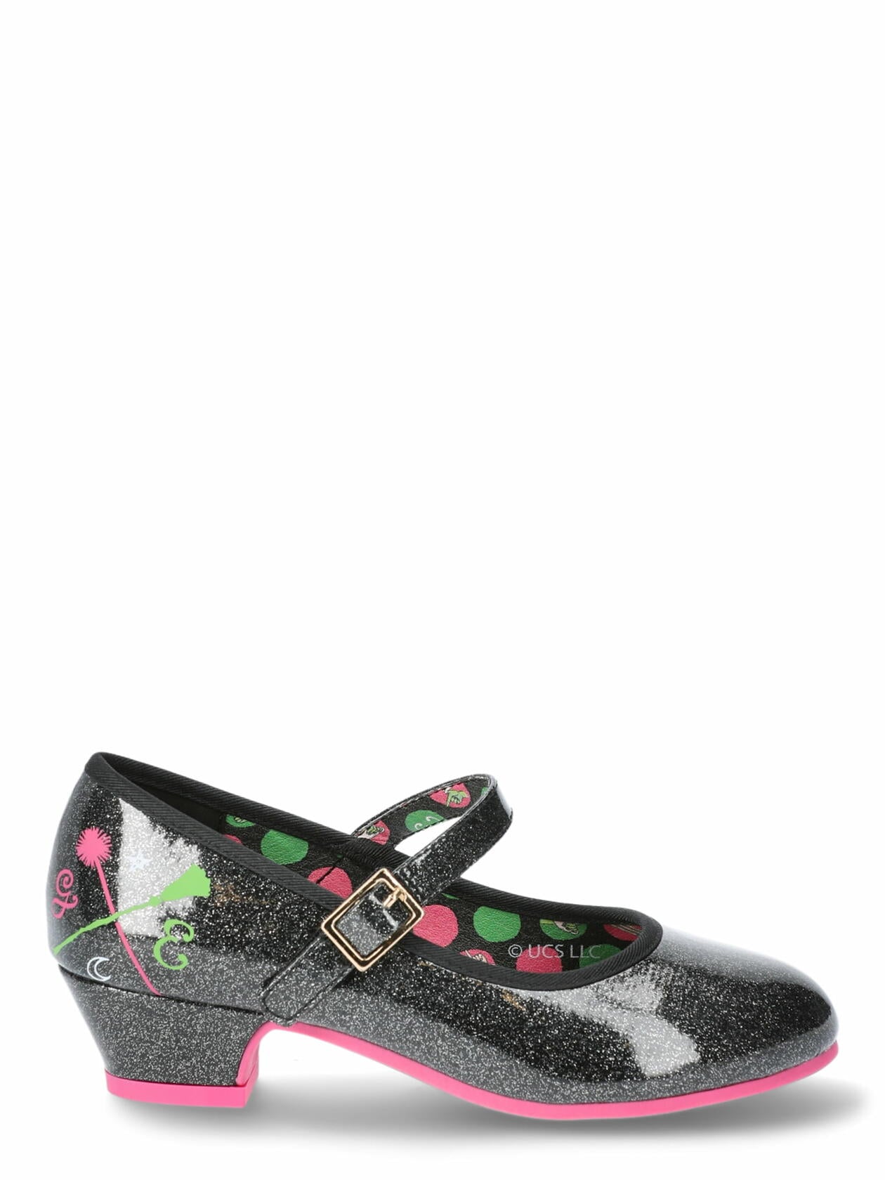 Wicked Little & Big Girls Dress Up Shoes Elphaba Size 2 Little Kid