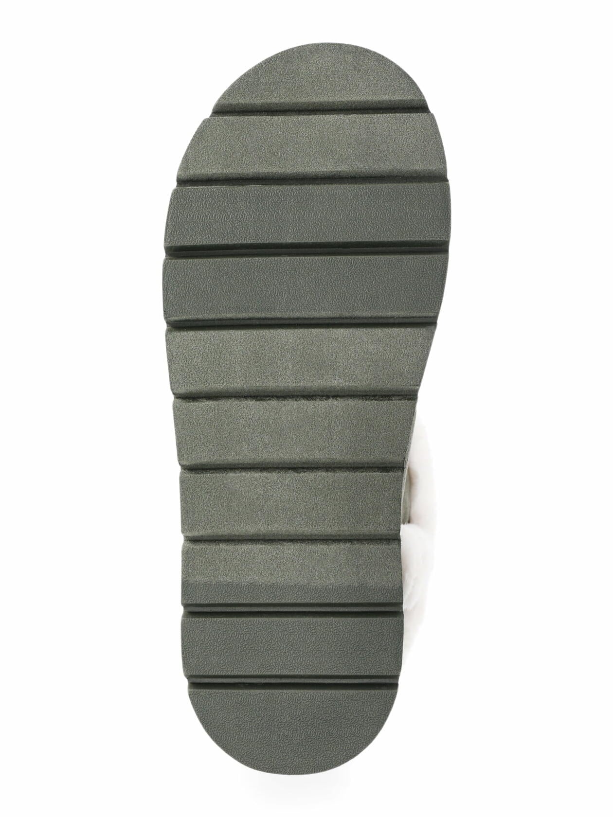 Time and Tru Womens Platform Mini Cozy Boots Olive Size 8M