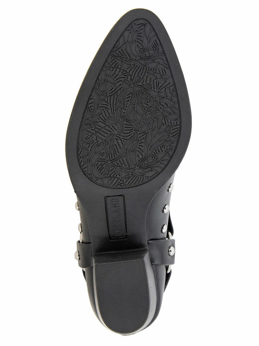 Portland Boot Company Arizona Western Studded Bootie Black Size 7