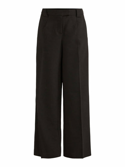 Scoop Women’s and Women's Plus Ultimate Crepe Wide Leg Trouser Black Soot Size 8