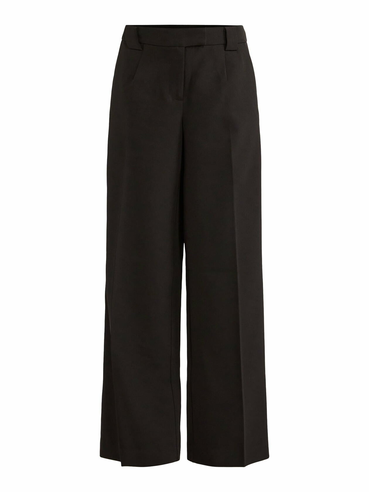 Scoop Women’s and Women's Plus Ultimate Crepe Wide Leg Trouser Black Soot Size 8