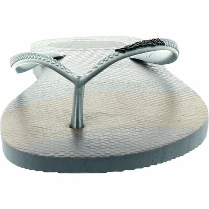 Havaianas Womens Slim Palette Glow Flip Flop Sandals Ashley Blue Size 11/12