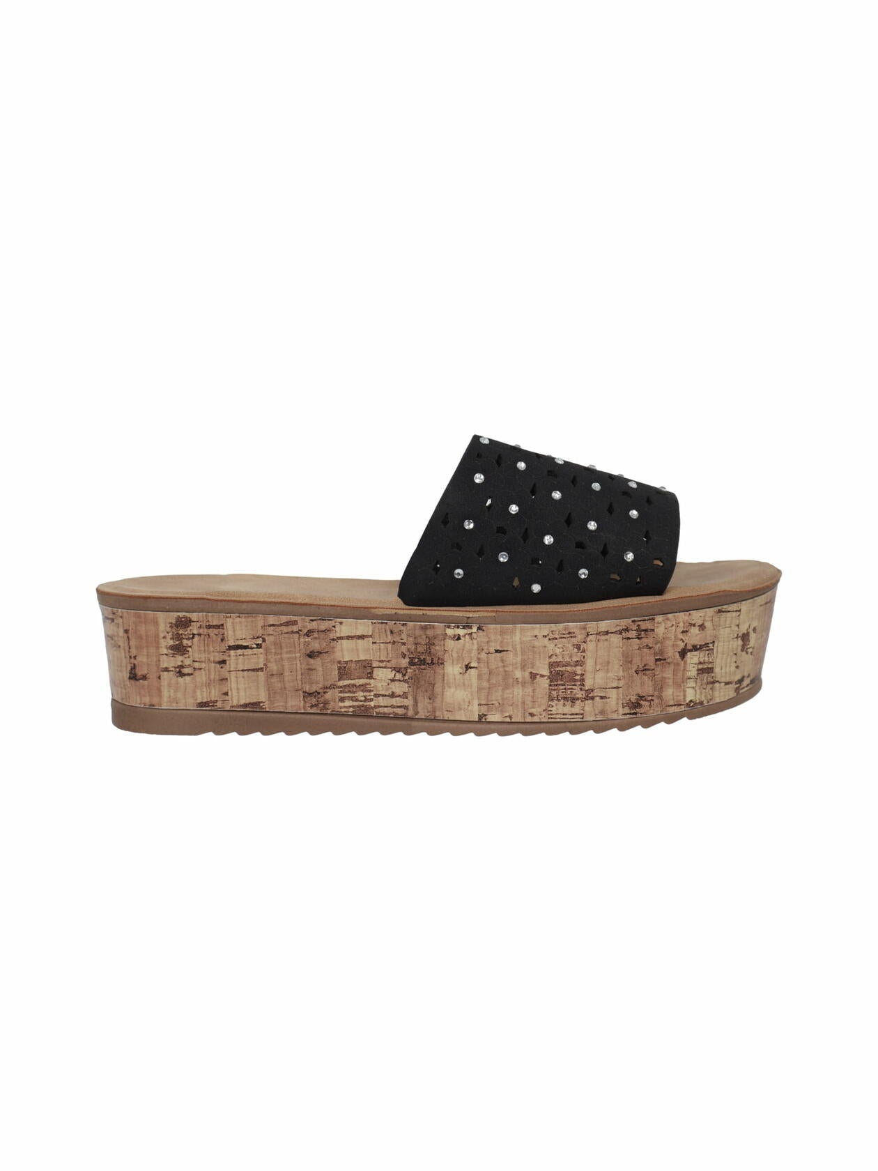 Alexis Bendel Womens Crochet Low Heel Platform Wedge Sandals Black Size 11