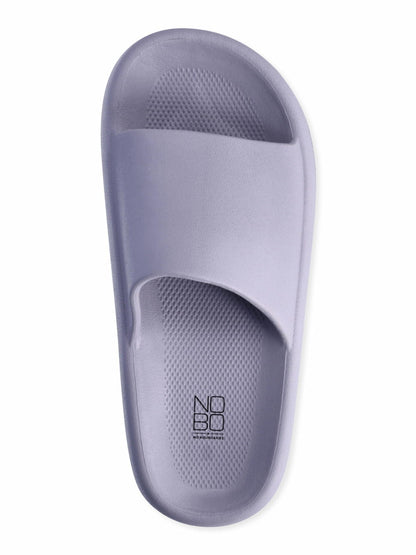 No Boundaries Womens Comfort Slide Sandals Grey Size 8