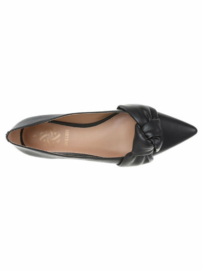 Sam & Libby Womens Laurena Pointed Toe Ballet Flat Black Size 8