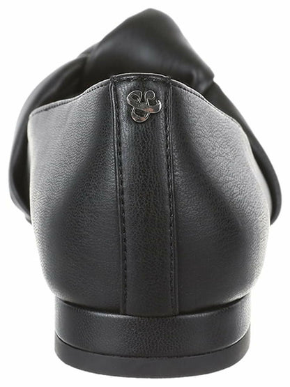 Sam & Libby Womens Laurena Pointed Toe Ballet Flat Black Size 8