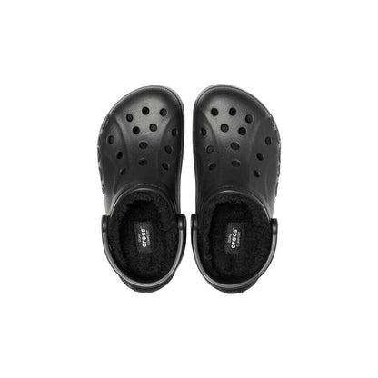 Crocs Unisex Baya Lined Clog Black Size Men 7/Women 9