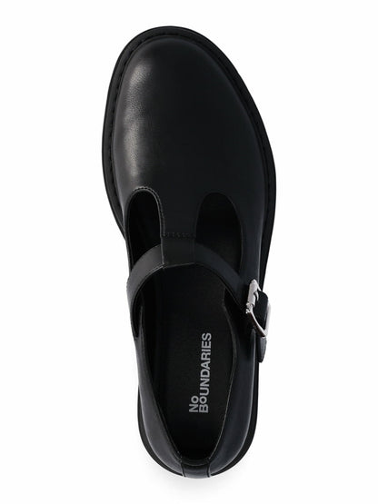 No Boundaries T-Strap Mary Jane Shoes Womens  Black Size 7.5