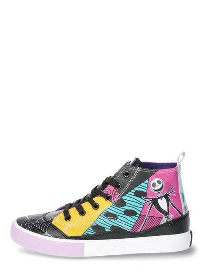 Women's Disney Nightmare Before Christmas High Top Lace Up sneaker