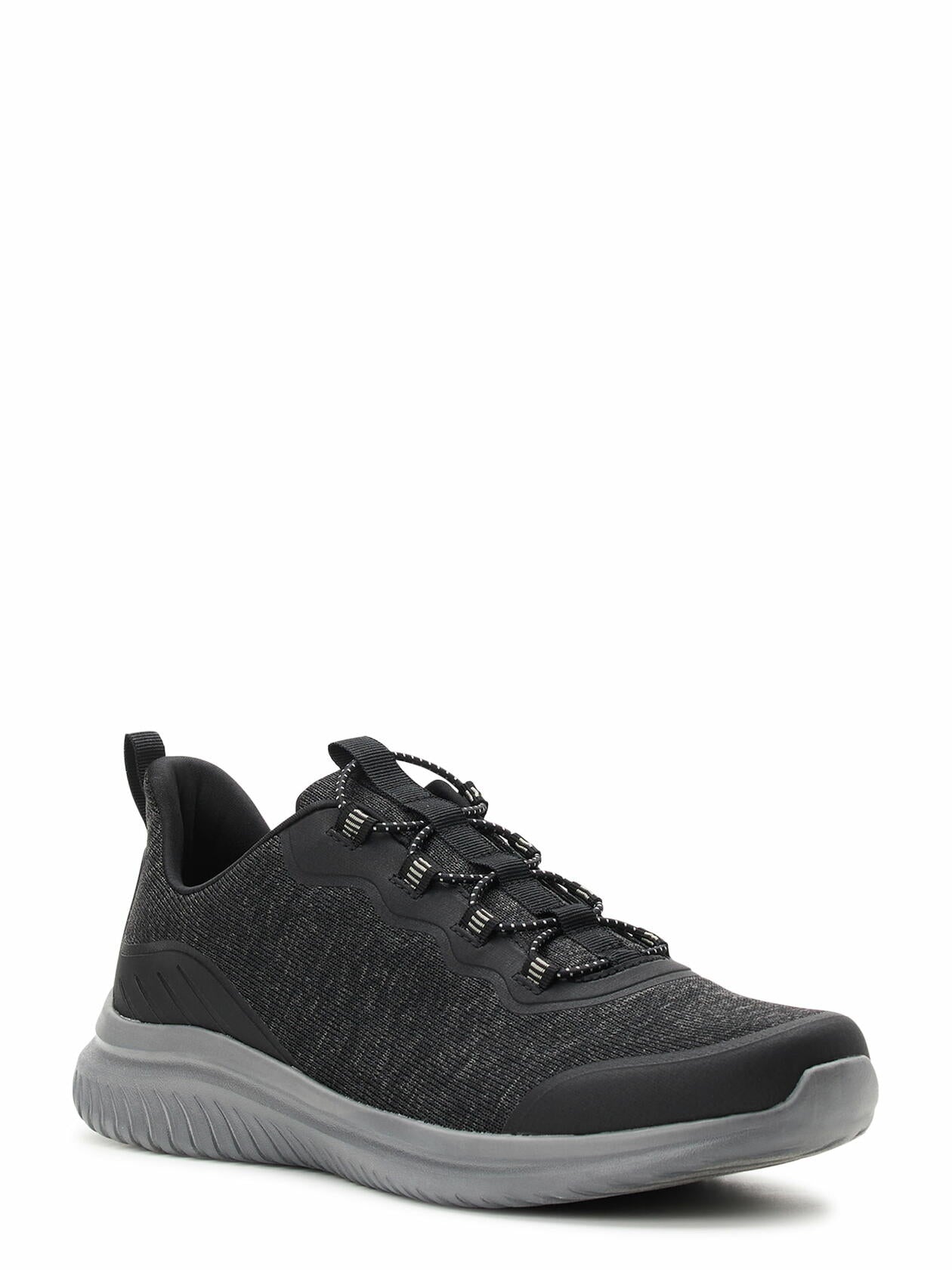 Athletic Works Mens Rudy Low-Top Sneakers Wide Width Black Size 9W