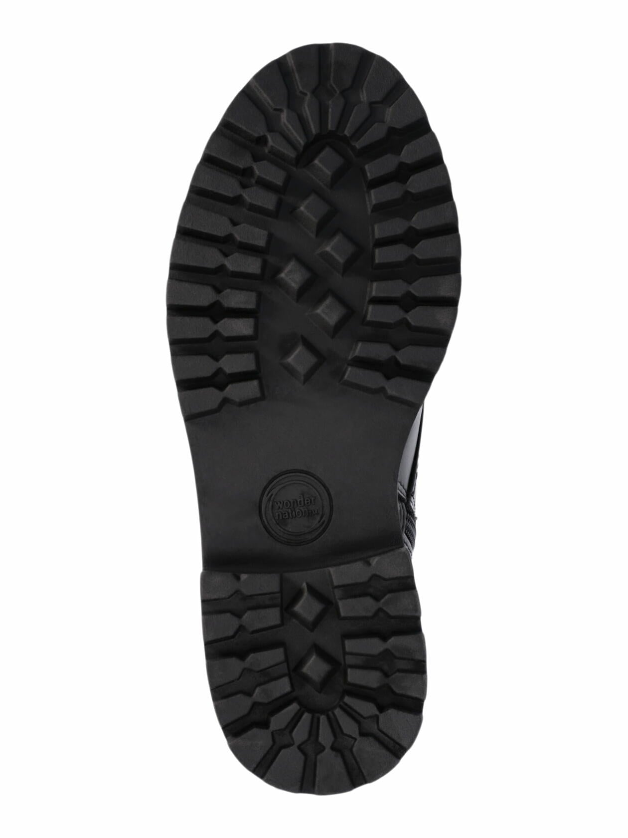 Wonder Nation Little & Big Girls Combat Boot Black Size 1 Little Girl
