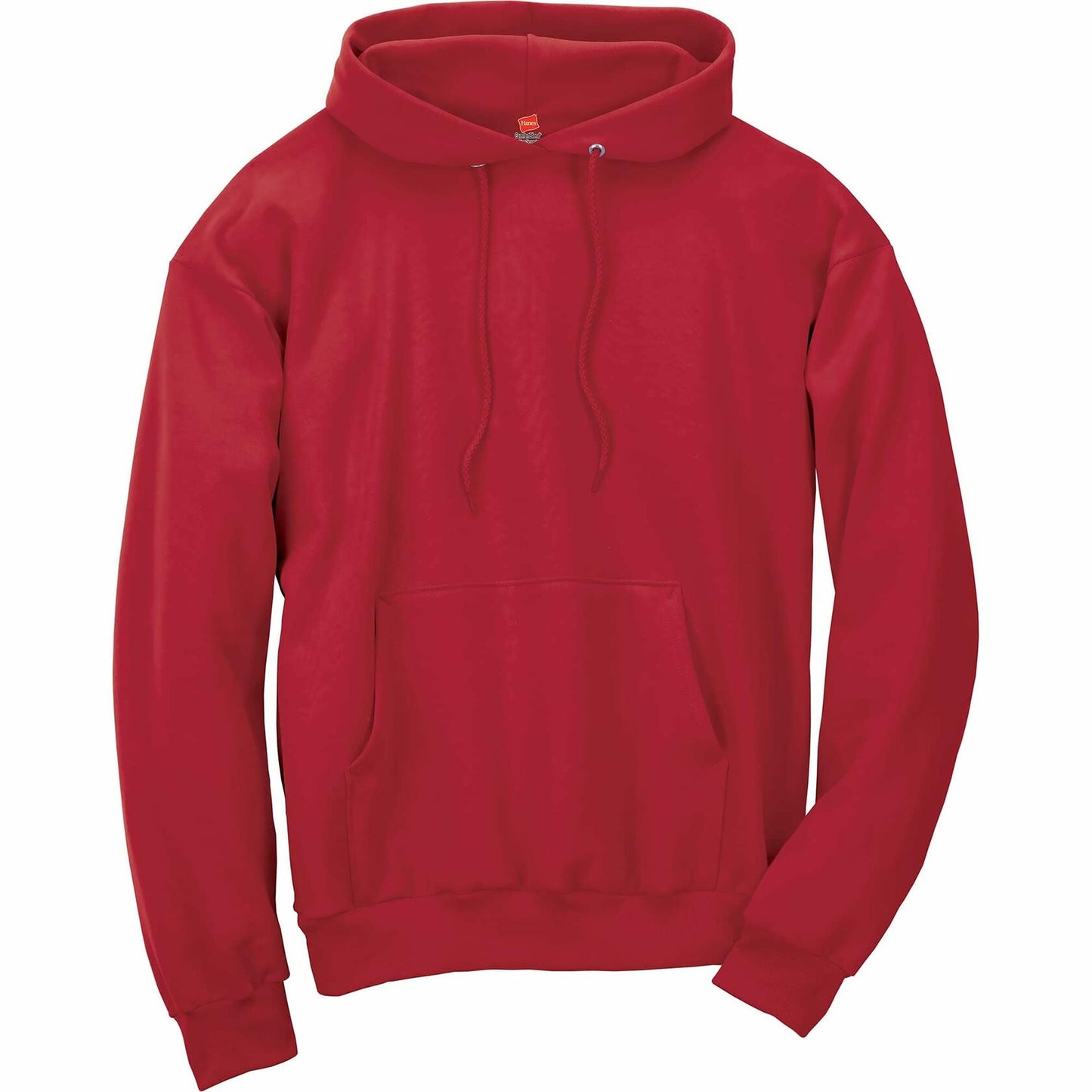 Hanes Mens Pullover EcoSmart Hooded Sweatshirt Deep Red Size XL
