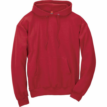 Hanes Mens Pullover EcoSmart Hooded Sweatshirt Deep Red Size XL
