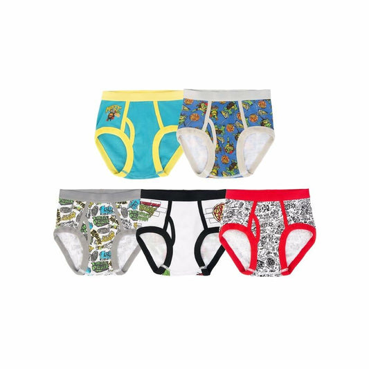 Handcraft Teenage Mutant Ninja Turtles Boys Briefs  5-Pack Multicolor Size 6