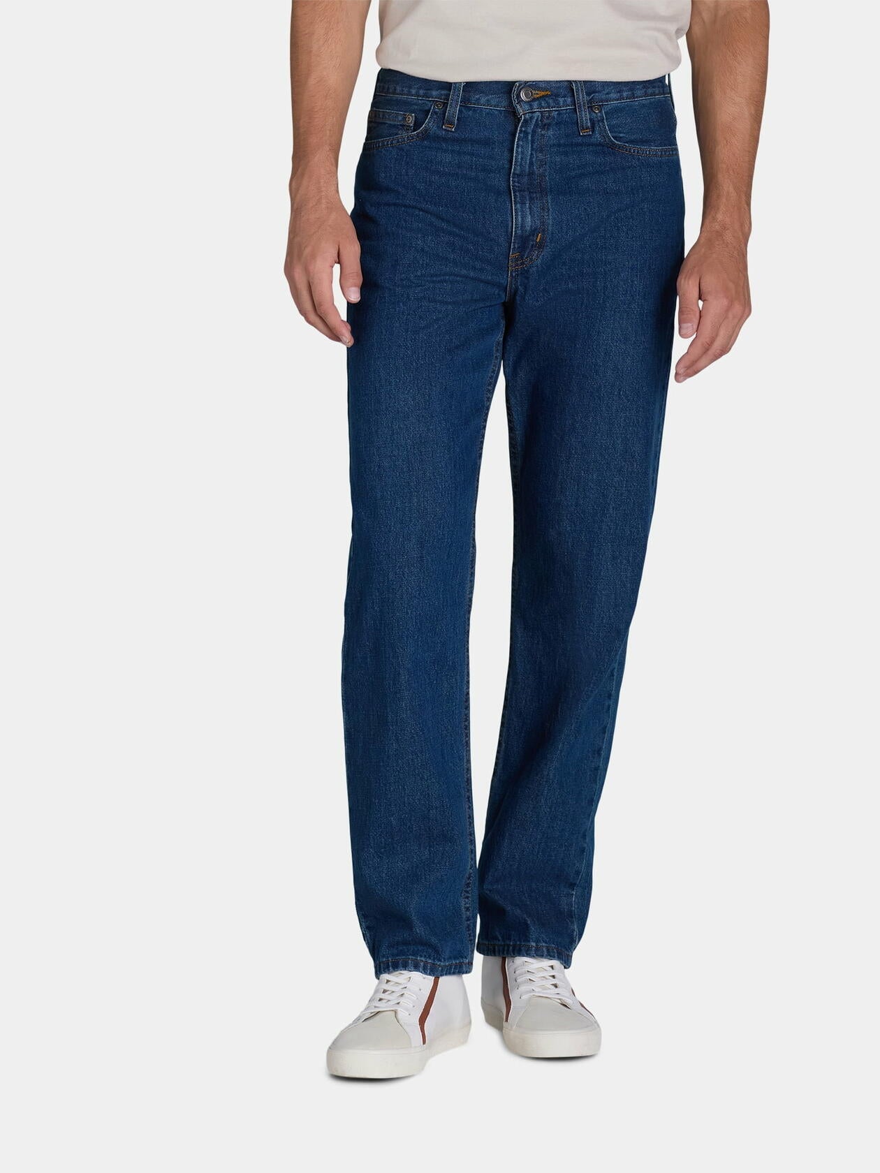 George Mens and Big Mens 100% Cotton Relaxed Fit Jeans Medium Size 30x32