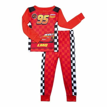 Character Toddler Boy Cosplay Snug Fit Pajama Set 2-Piece Cars /Red Size 3T