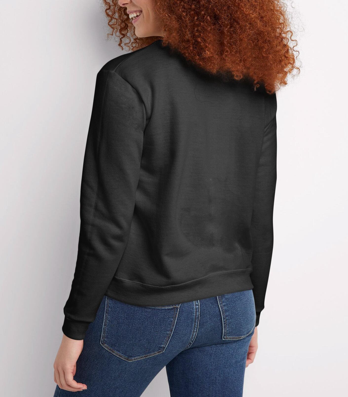 Hanes EcoSmart Womens Fleece Sweatshirt V-Notch