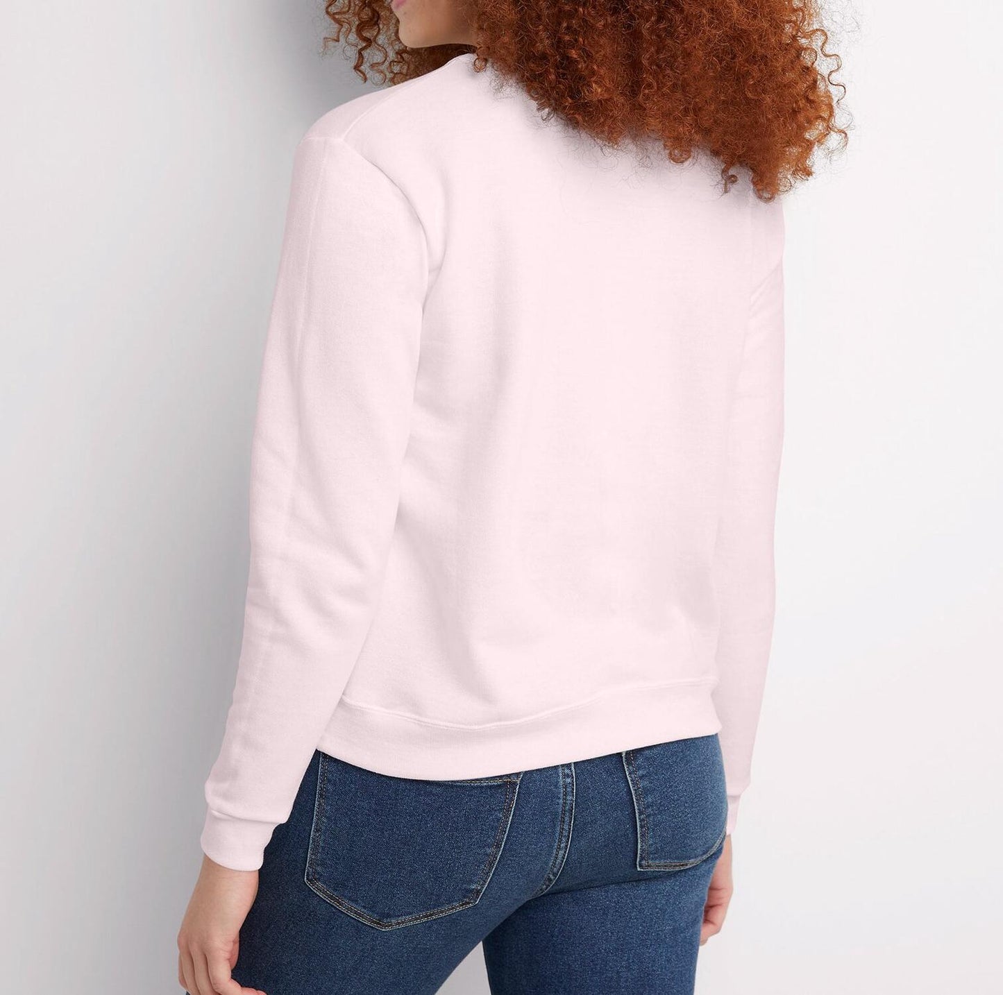 Hanes EcoSmart Womens Fleece Sweatshirt V-Notch