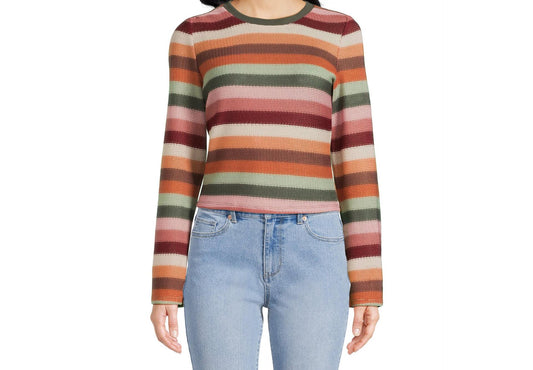 No Boundaries Juniors Bell Sleeve Crochet Top Green Midnight Size XL