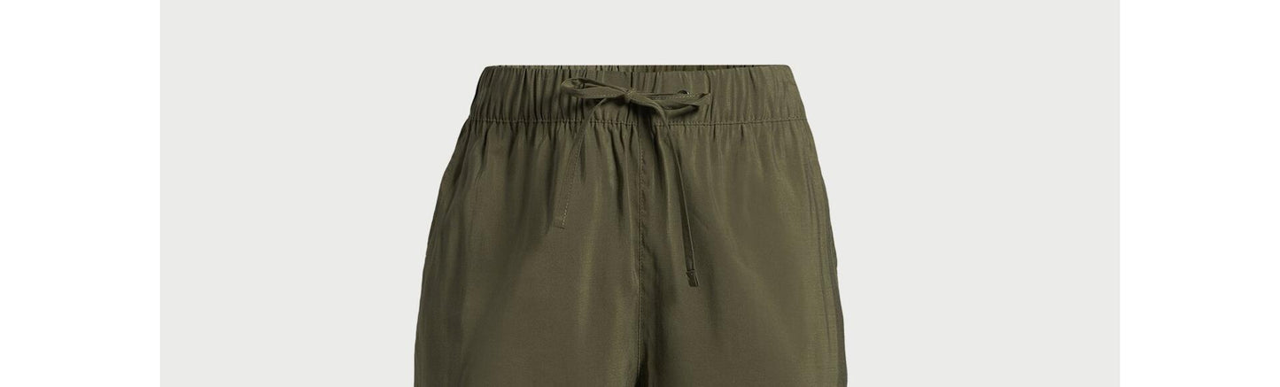 Sofia Jeans Womens Super High Rise Luxe Cargo Pants 27" Inseam Dark Green Sz XL