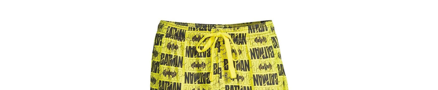 Batman Mens Sleep Pants Yellow Size S