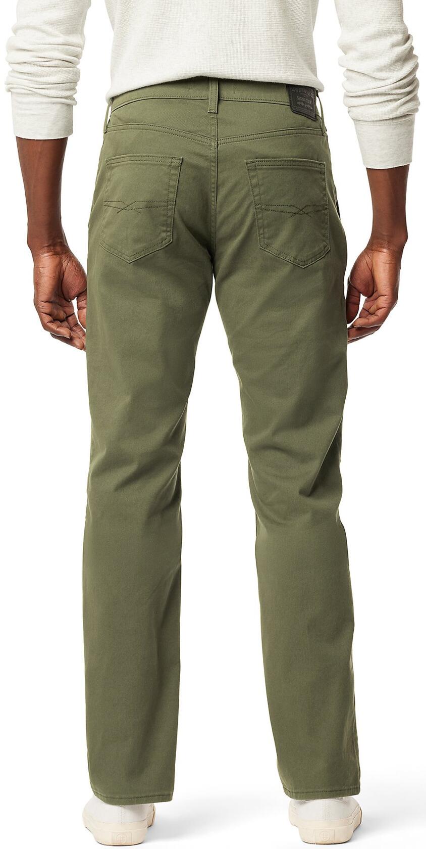 Levi Strauss Signature Mens Athletic Fit Hybrid Pants Deep Depths Size 30x30