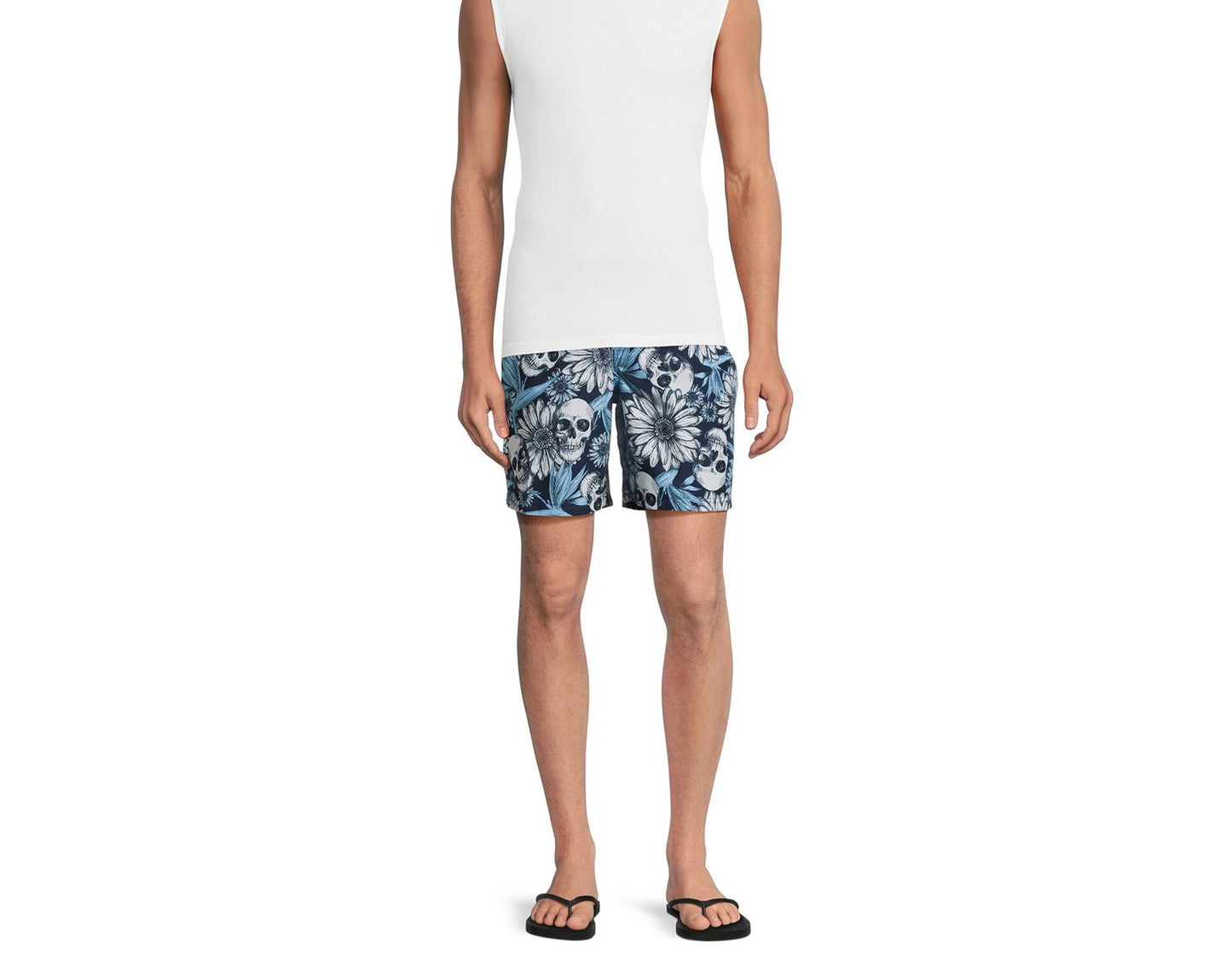 No Boundaries Mens Elastic Waist Swim Shorts with UPF 50+