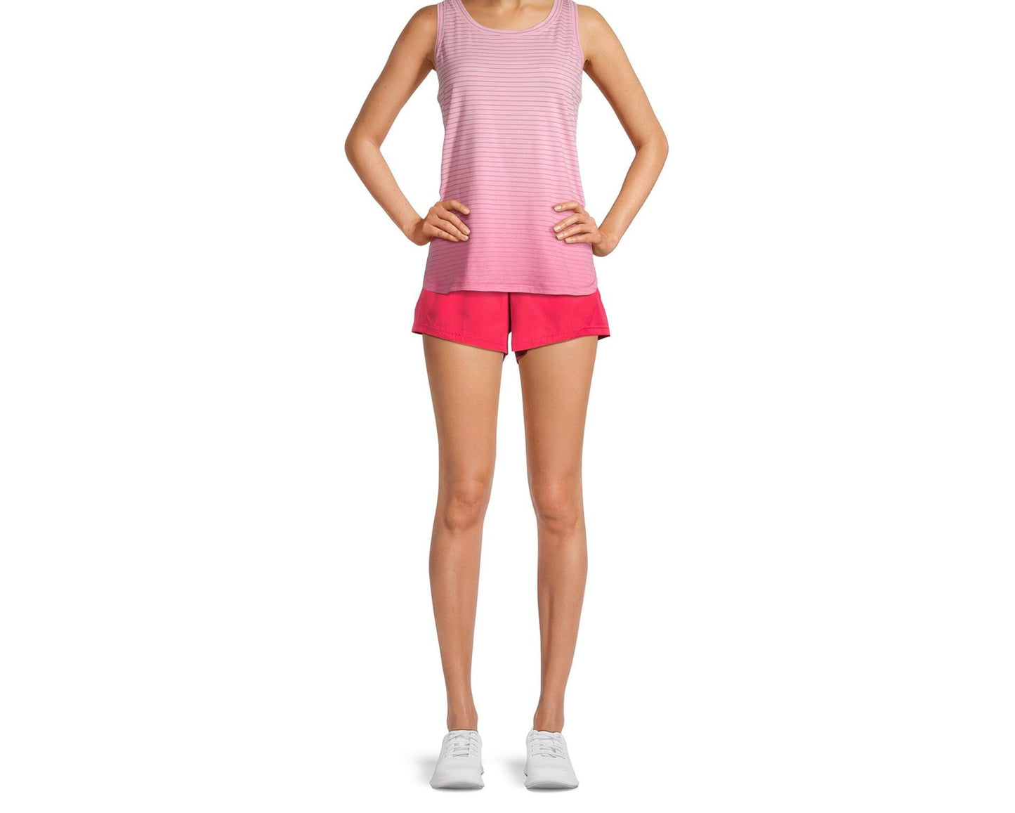 Athletic Works Womens Core Running Shorts Red Size S (4-6)