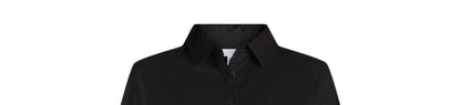 Time and Tru Womens Button Down Shirt with Long Sleeves Black Size S (4-6)