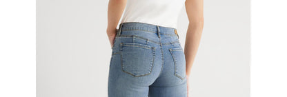 Sofia Jeans Womens Lift and Sculpt Flare Jeans 33.5" Inseam Medium Wash Size 10