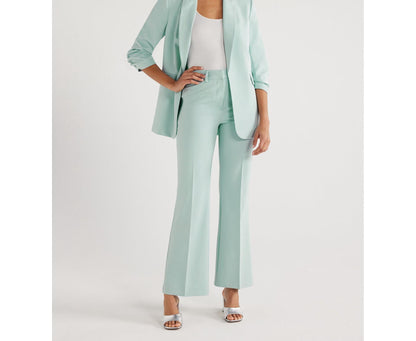 Scoop Womens High Waisted Bootcut Trouser Suit Pants 32" Inseam Ether Size 10