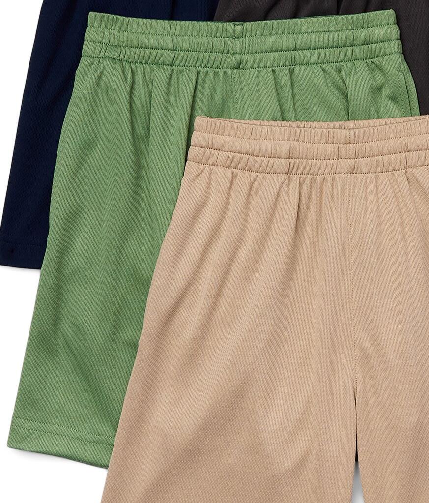 Russell Athletic Boys Performance Mesh Shorts 4-Pack Assorted Size 10/12 Husky