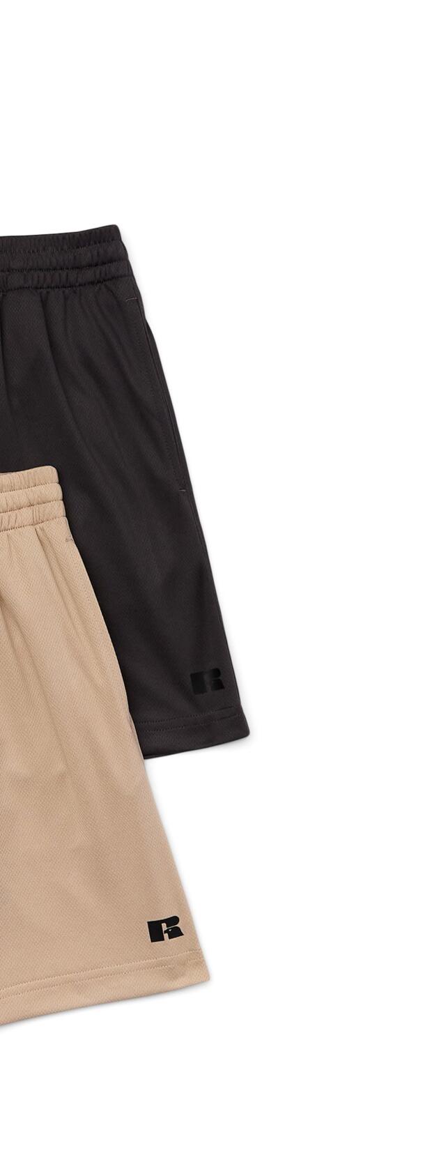 Russell Athletic Boys Performance Mesh Shorts 4-Pack Assorted Size 10/12 Husky