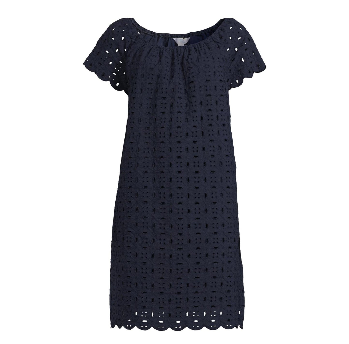 Time and True Mini Eyelet Dress Dark Navy Size XL (16-18)