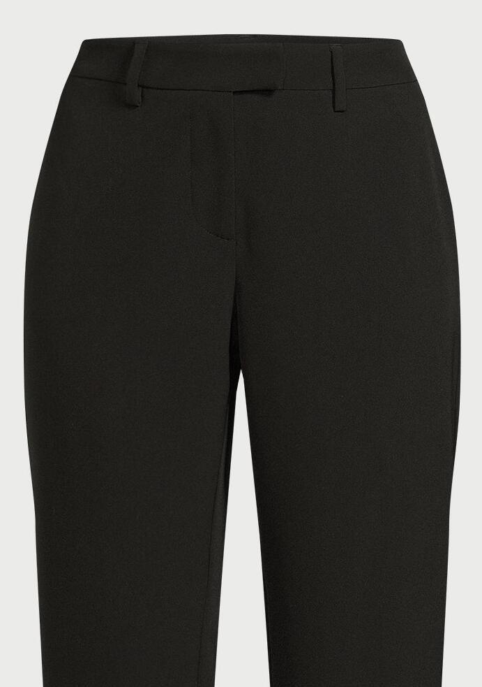 Scoop Womens Ultimate Crepe Stovepipe Suit Pants 32 Inseam Black Soot Size 12