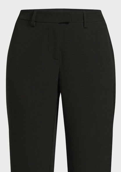 Scoop Womens Ultimate Crepe Stovepipe Suit Pants 32 Inseam Black Soot Size 12