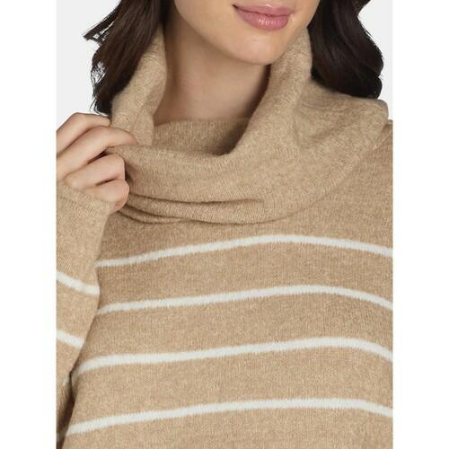 Dreamers by Debut Womens Cowl Neck Sweater with Long Sleeves