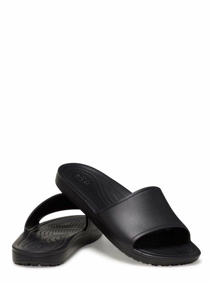 Crocs Womens Kadee Slide Sandals Black Size 4