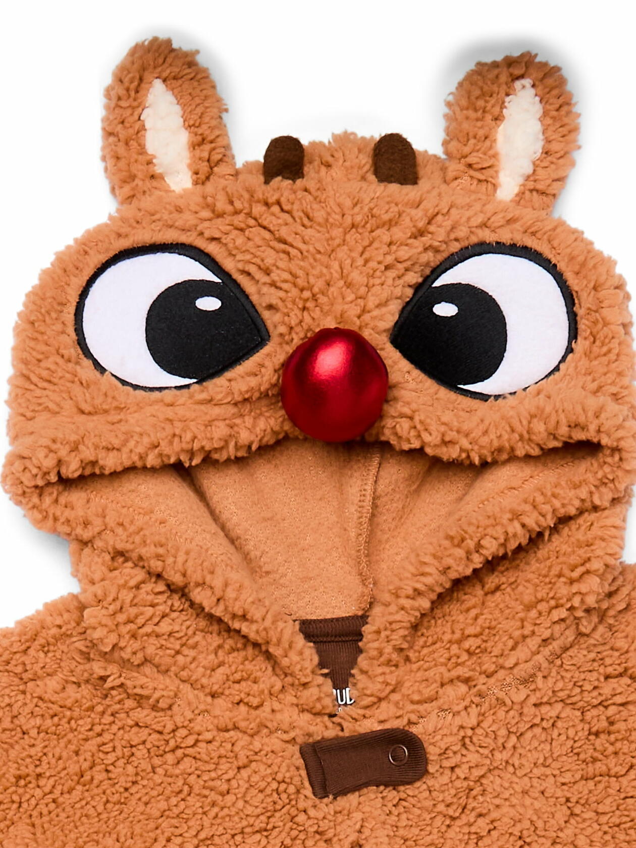 Rudolph the Red-Nosed Reindeer Mens Novelty Sherpa Union Suit