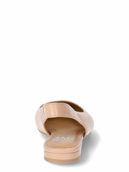 Madden NYC Womens Almond Toe Slingback Flats Tan Size 7