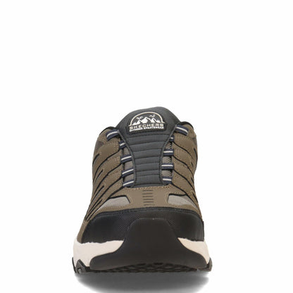 Skechers Mens Crossbar Slip-On Sneakers Hiker Cedar Brown/Black 12 Extra Wide