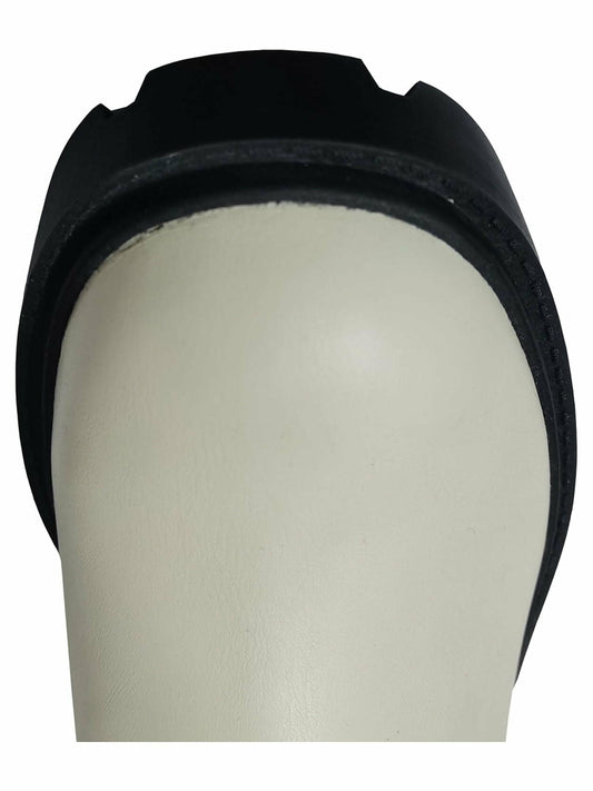 Time and Tru Womens Embellished Chelsea Boots Cream Size 6