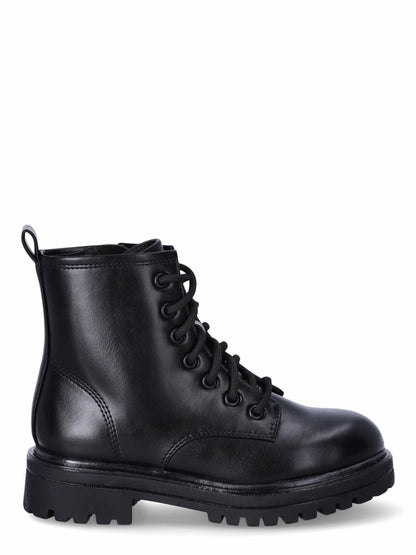 Wonder Nation Little & Big Girls Combat Boot Black Size 1 Little Girl