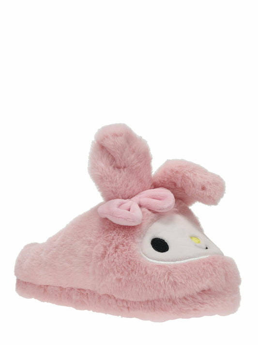 Hello Kitty & Friends Womens Character Plush Slippers Flat Slip-On
