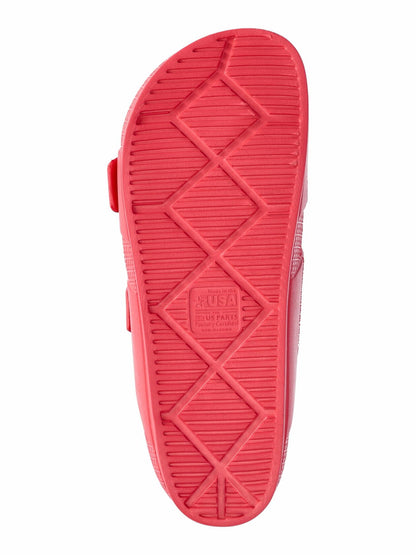 No Boundaries Two Buckle Slide Sandals Womens Pink Size 10