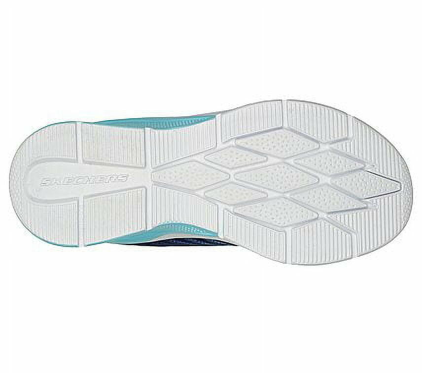 Skechers Girls Microspec-Rejoice Racer Sneaker Navy/Multi 1 Big Kid