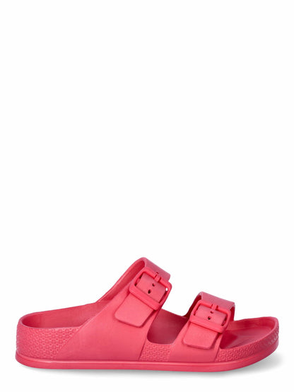 No Boundaries Two Buckle Slide Sandals Womens Pink Size 10