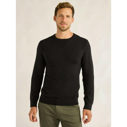 Free Assembly Mens Everyday Crewneck Sweater Pullover Black Soot Size 3XL