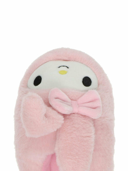 Hello Kitty & Friends Womens Character Plush Slippers Flat Slip-On